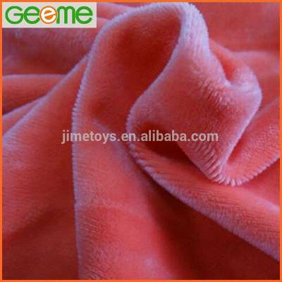 100% Polyester Soft Minky Velvet Fabric for Stuffed Toys