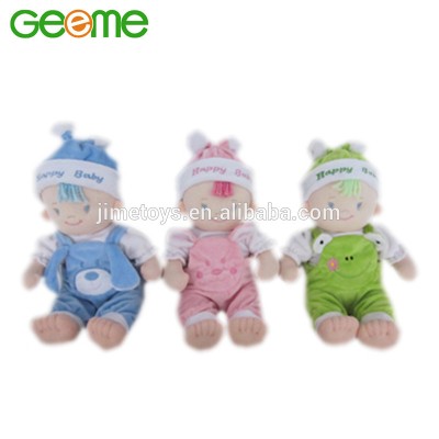 JM1205 Stuffed Plush Baby Doll with 3 Colors