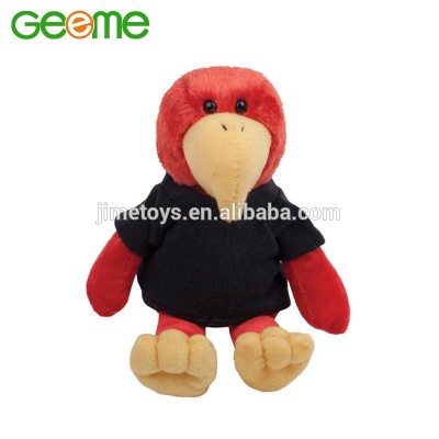 Promotional Plush Cardinal Toy with T-Shirt