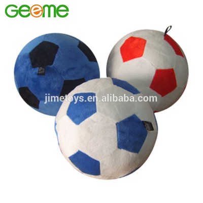 Children Toys Stuffed Plush Soccer with Embroidered Logo