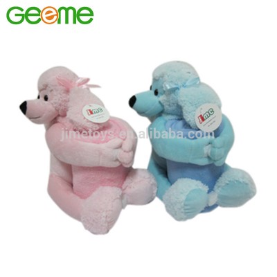 JM8368 Polyester Blanket with Plush Poodle Toy