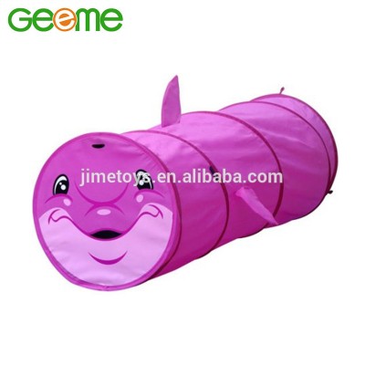 JT017 Geeme Collapsible Dolphin Shaped Children Play Tunnel