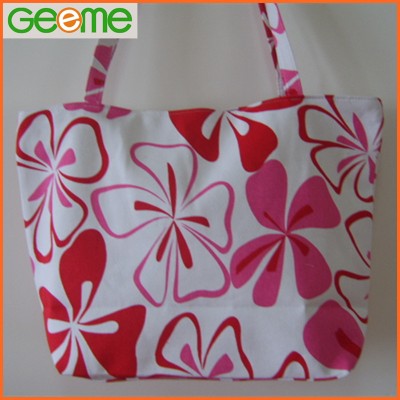 GM143 Printed Cotton Canvas Tote Bag