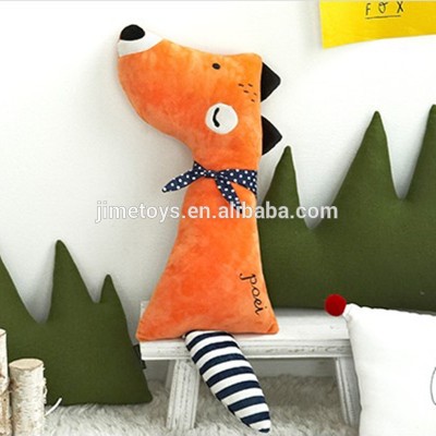 M8 Plush Toy Fox Cattle Shaped Seat Belt Pillows