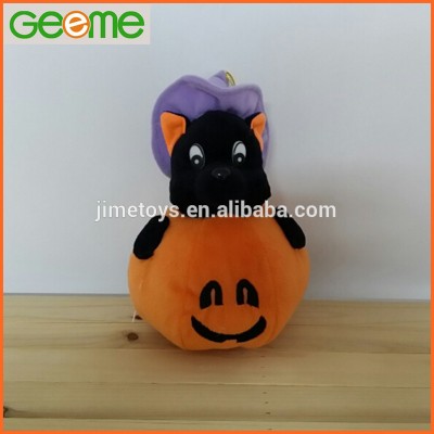 JM9046-1 Halloween Plush Toy Black Cat