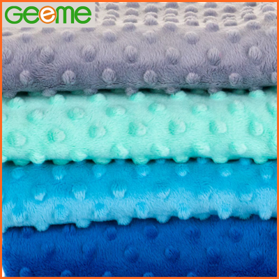 Solid Embossed Cuddle Dimple Fleece Fabric