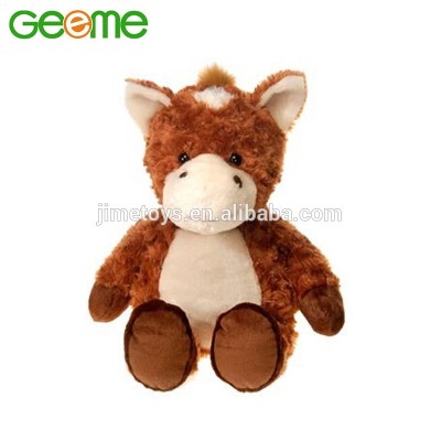 Soft Plush Toy Horse with Custom Logo for Promo