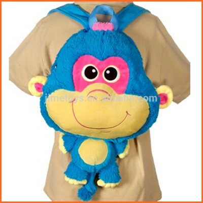 17" Plush Monkey Shaped Backpack Kids