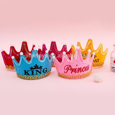 Amazon Selling New Design LED Felt King Crown