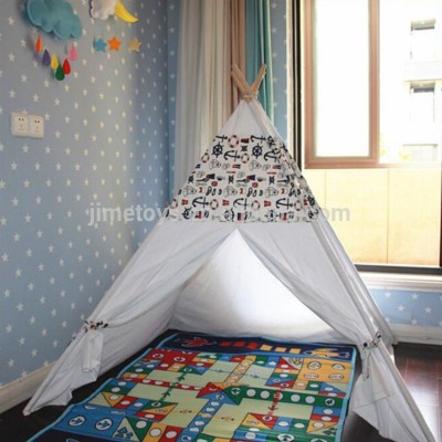 JT705 Cotton Linen Kid Teepee Play Tent