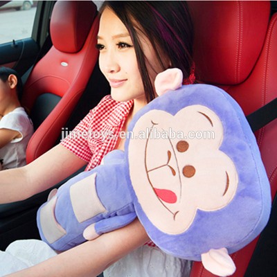 Wholesale Plush Seatbelt Pad Pillow in the Car