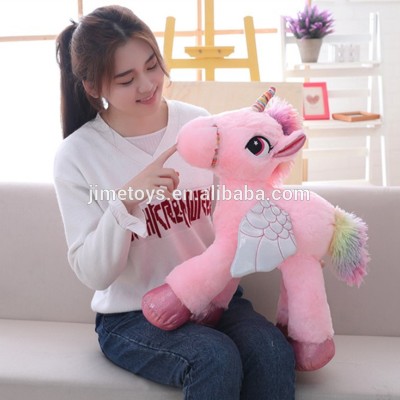 JM9128-1 60cm Plush Unicorn Kids Toy