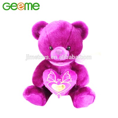 JM8817 Plush Teddy Bear with Heart with Wedding Decoration