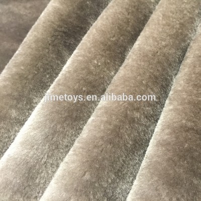 High Quality Polyester Faux Fur Fabric for Making Totebag