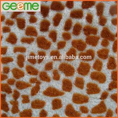 100% Polyester Plush Deer Printing Fabric