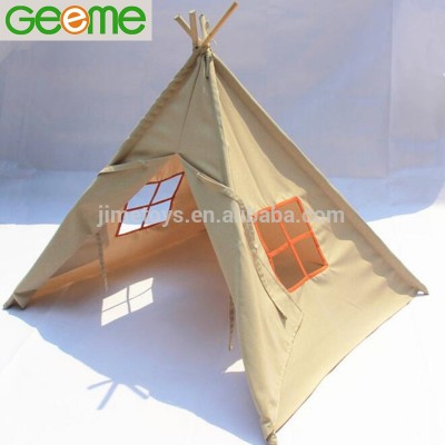 JT701 Indoor Outdoor Cotton Canvas Indian Teepee Tent for Kid